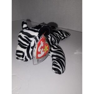 Ry Beanie‎ Babies Ziggy the Zebra December 24 1995 Plush